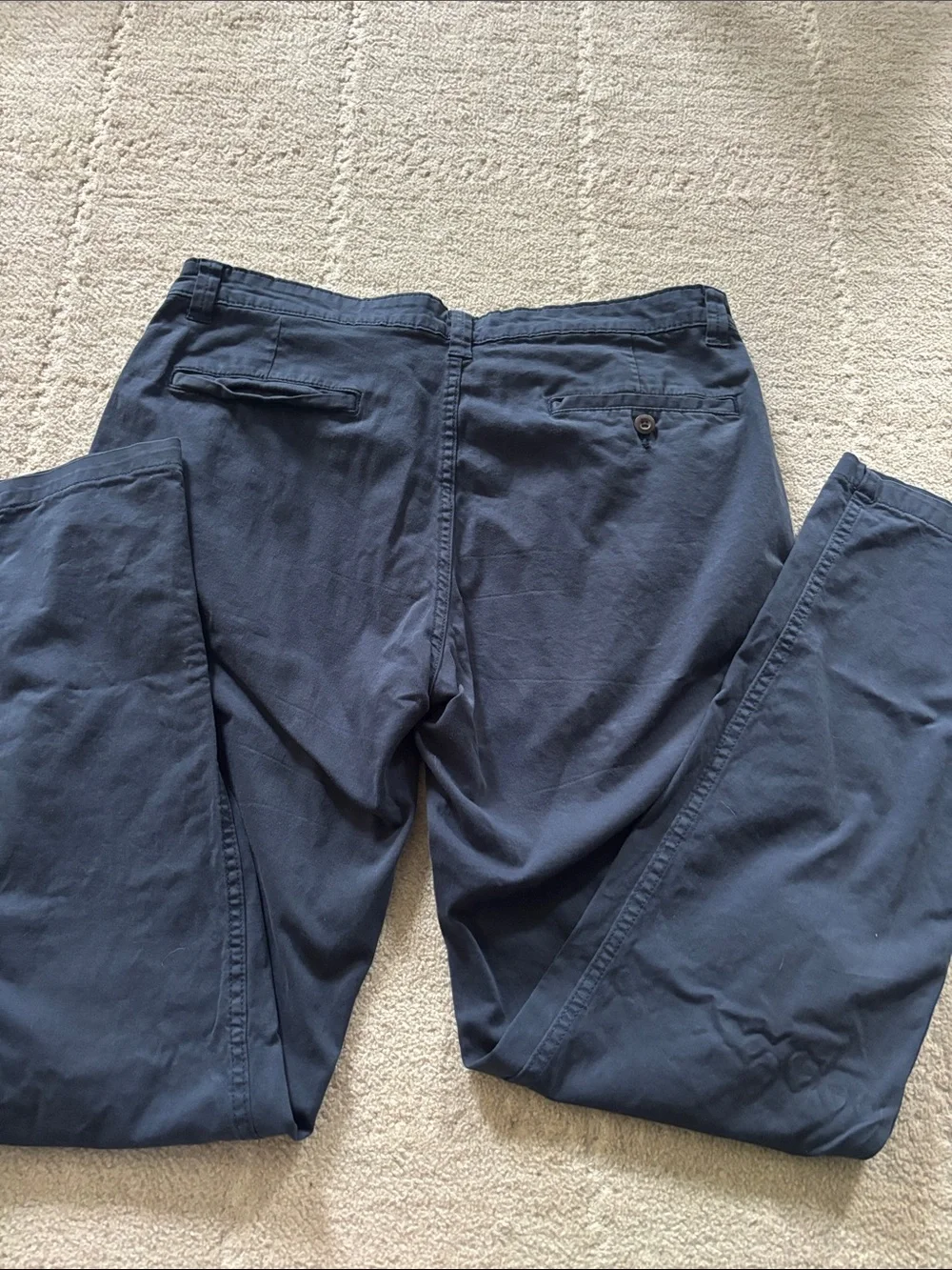 George Men's Dark Navy Chinos